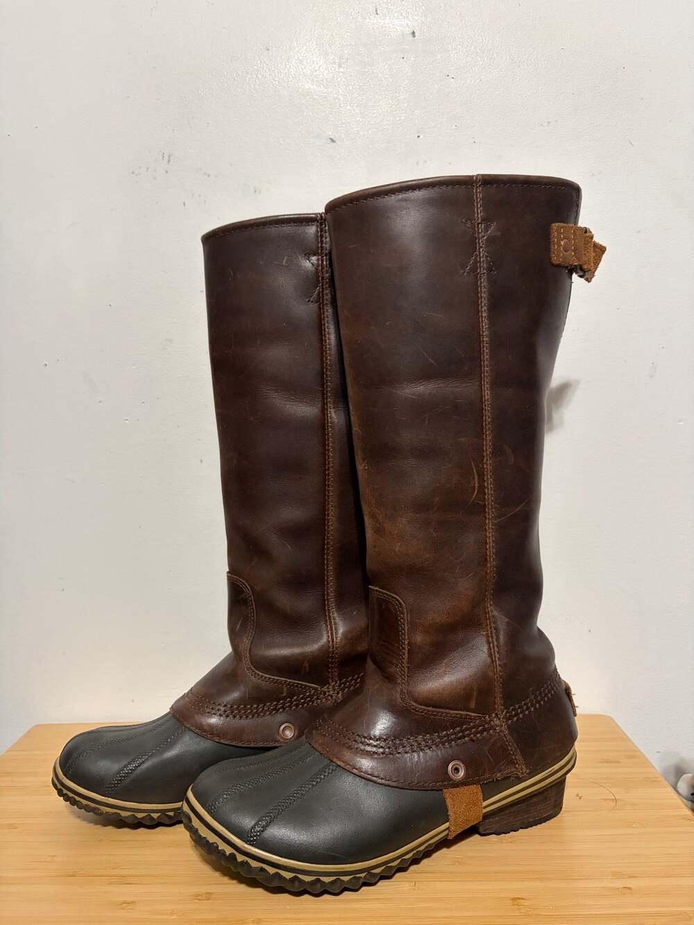 Sorel Slimpack Riding
Tall Boots Womens
Brown Waterproof
Duck Boots Size 8